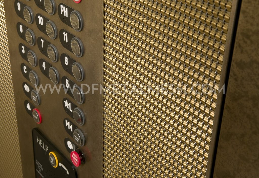 Metal Mesh Elevator Cladding